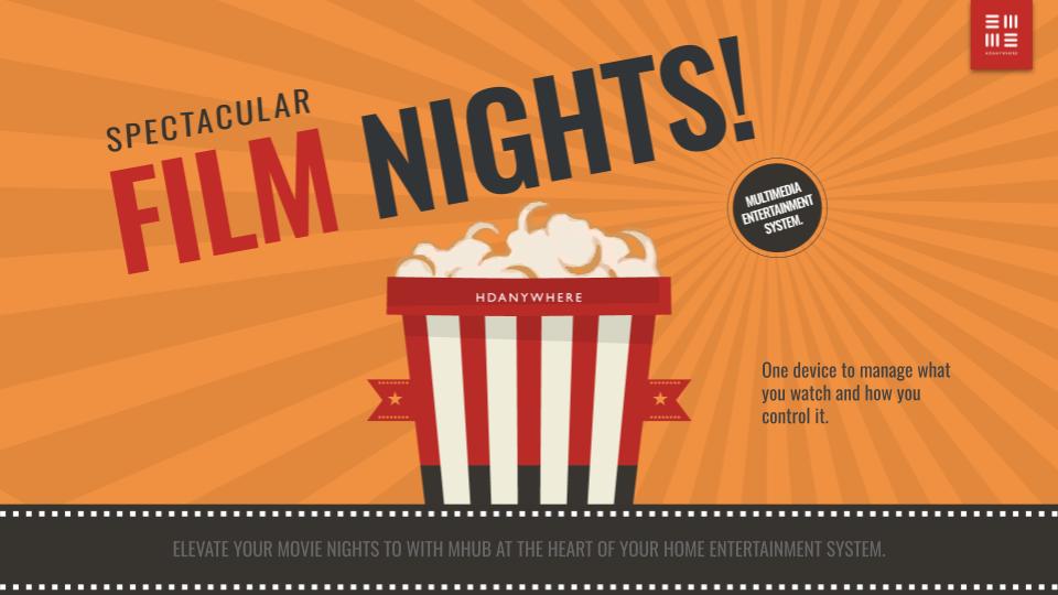 Home cinemas with MHUB