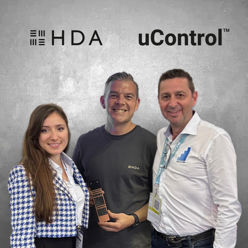 HDA/uControl Appoints Global AV Sales to Manage Fast-Growing International Demand
Micaela Corcimari, Chris Pinder and Dave Williams posing with a uControl Remote