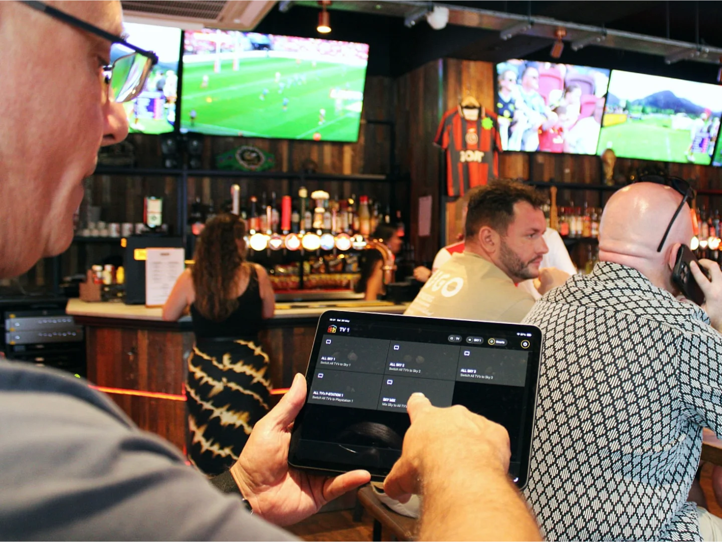 The GOAT in Nantwich winning the award for Best Pub to Watch Sport