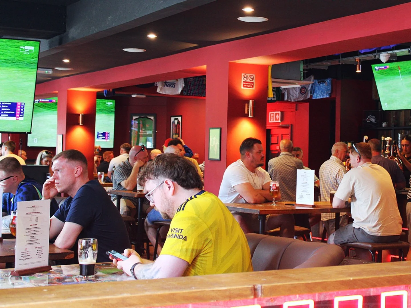 The GOAT in Nantwich winning the award for Best Pub to Watch Sport